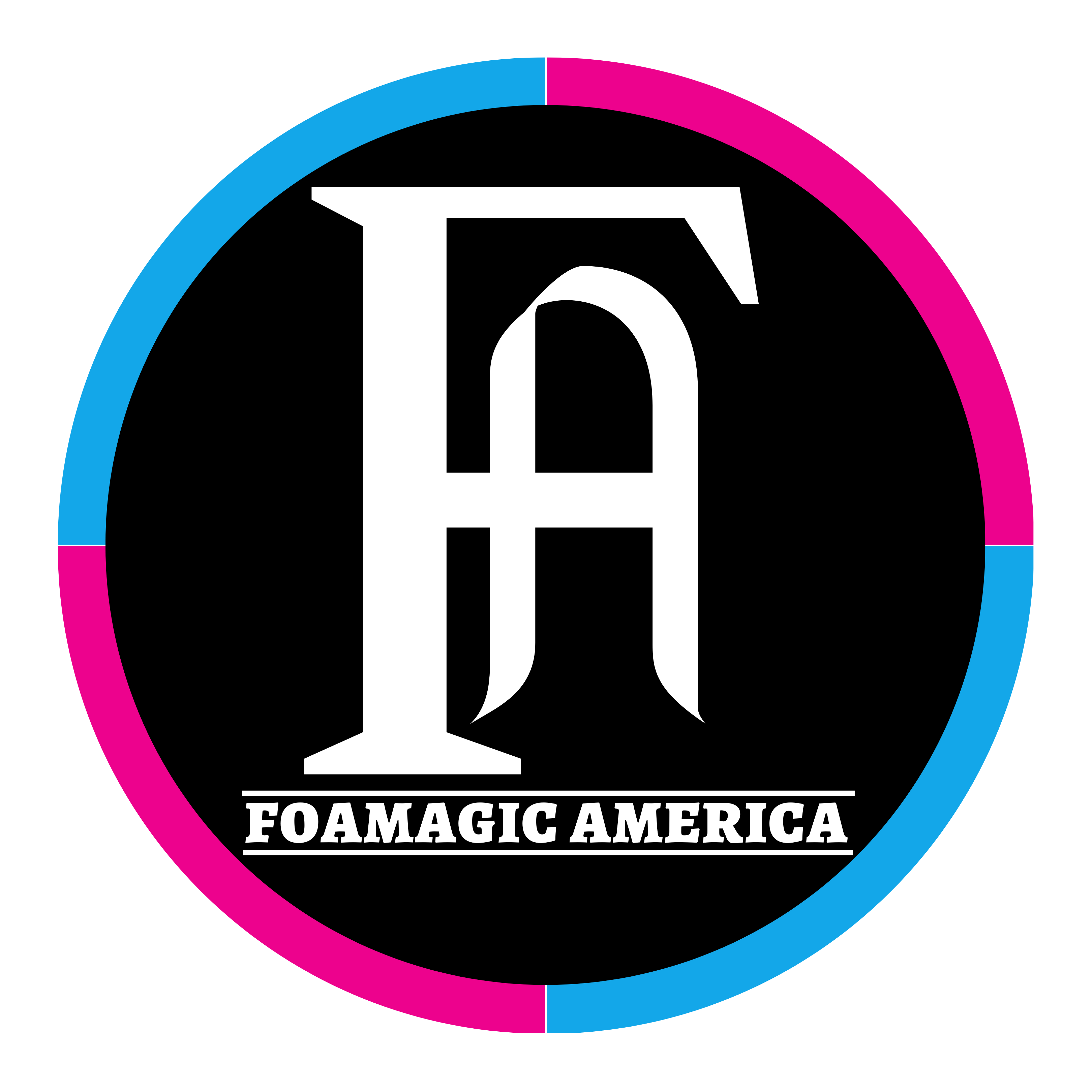 Foamagic America Mobile detailing logo. Mobile cleaners for Home Cleaning or housekeeping, Auto wash and detailing, and business cleaning/janitorial services.